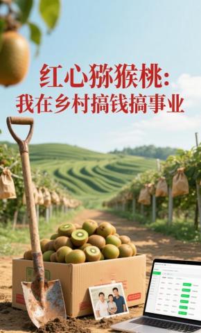 短剧《红心猕猴桃：我在乡村搞钱搞事业》海报
