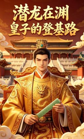 短剧《潜龙在渊：皇子的登基路》海报