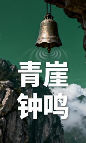 短剧《青崖钟鸣》海报