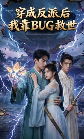 短剧《穿成反派后我靠 BUG 救世》海报