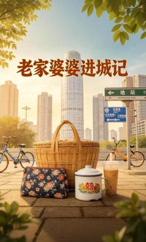 短剧《老家婆婆进城记》海报