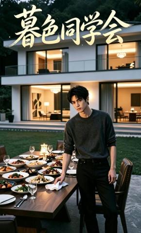 短剧《暮色同学会》海报
