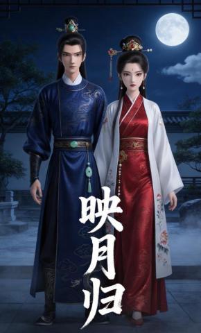 短剧《映月归》海报