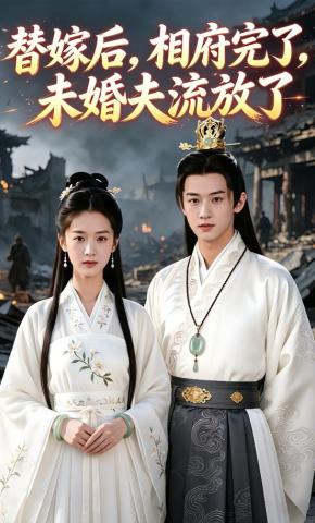 短剧《替嫁后，相府完了，未婚夫流放了》海报