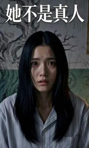 短剧《她不是真人》海报