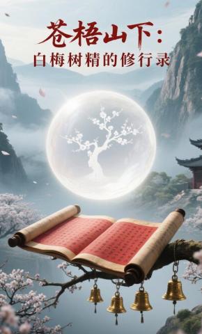短剧《苍梧山下：白梅树精的修行录》海报