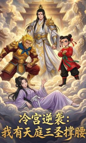 短剧《冷宫逆袭：我有天庭三圣撑腰》海报