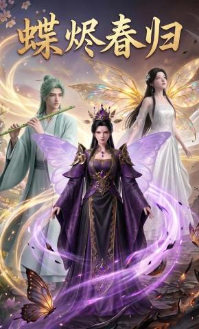 短剧《蝶烬春归》海报