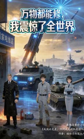 短剧《万物都能修，我震惊了全世界》海报