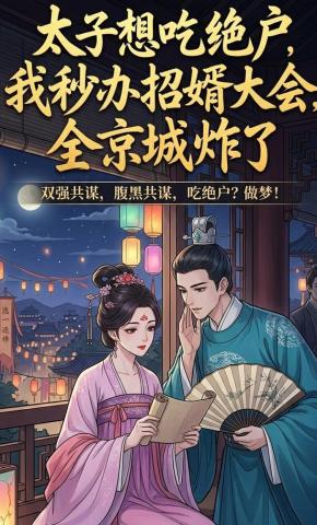 短剧《太子想吃绝户，我秒办招婿大会，全京城炸了》海报