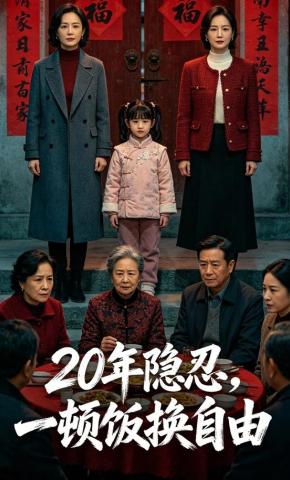短剧《20年隐忍，一顿饭换自由》海报