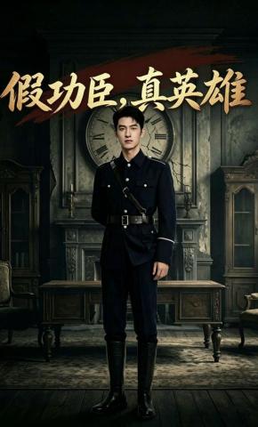 短剧《假功臣，真英雄》海报