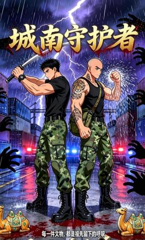 短剧《城南守护者》海报