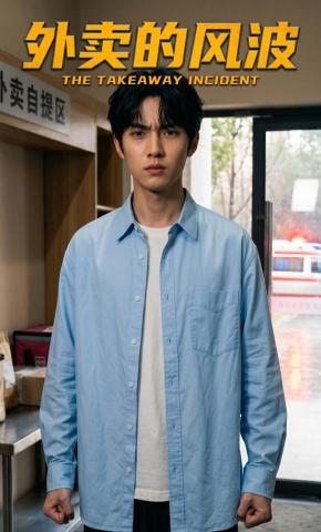 短剧《外卖的风波》海报