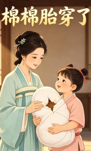 短剧《棉棉胎穿了》海报