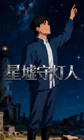 短剧《星墟守灯人》海报
