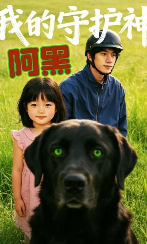 短剧《我的守护神阿黑》海报