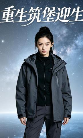 短剧《重生筑堡迎生》海报