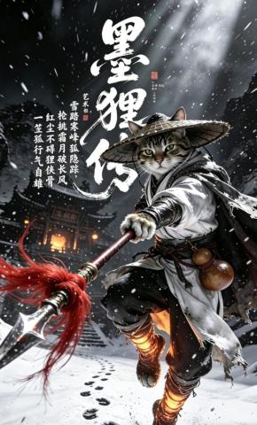 短剧《墨狸传》海报