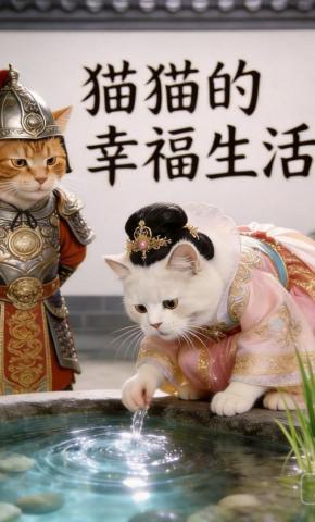 短剧《猫猫的幸福生活》海报