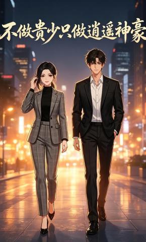 短剧《不做贵少只做逍遥神豪》海报