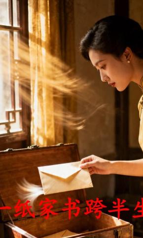 短剧《一纸家书跨半生》海报