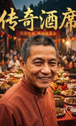 短剧《传奇酒席》海报