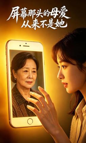 短剧《屏幕那头的母爱从来不是她》海报