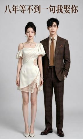 短剧《八年等不到一句我娶你》海报