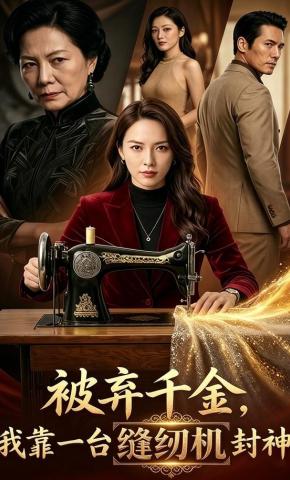 短剧《被弃千金，我靠一台缝纫机封神》海报