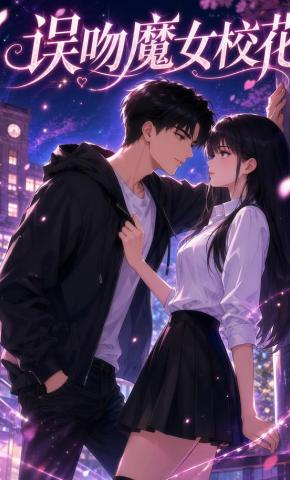 短剧《误吻魔女校花》海报