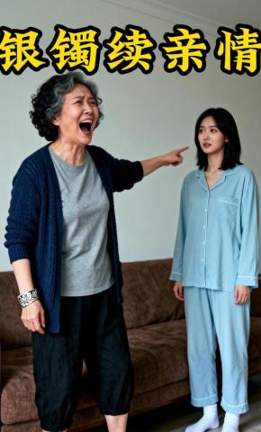 短剧《银镯续亲情》海报