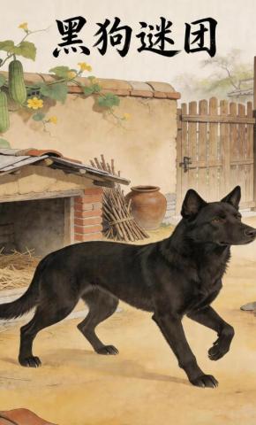 短剧《黑狗谜团》海报