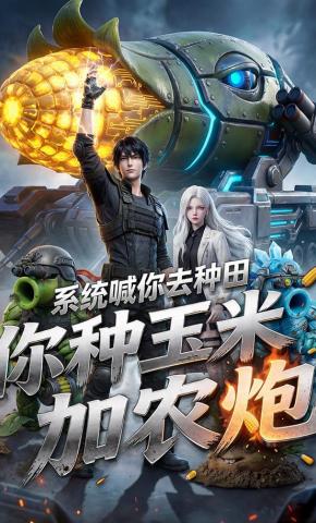 短剧《系统喊你去种田，你种玉米加农炮》海报