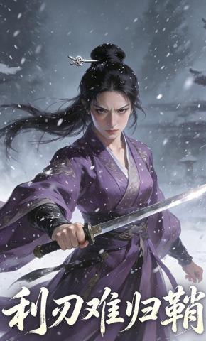 短剧《利刃难归鞘》海报