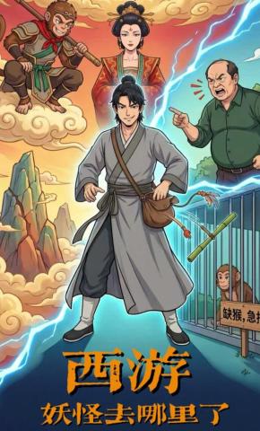 短剧《西游，妖怪去哪里了》海报