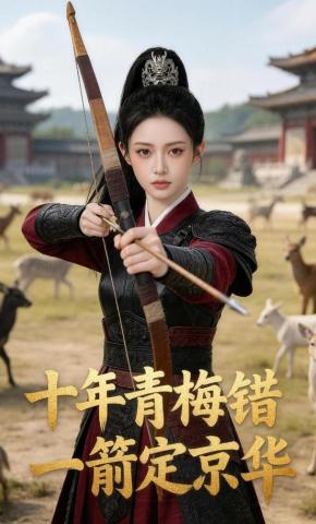 短剧《十年青梅错，一箭定京华》海报