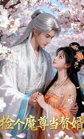 短剧《捡个魔尊当赘婿》海报