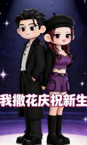 短剧《我撒花庆祝新生》海报