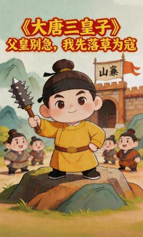 短剧《大唐三皇子：父皇别急，我先落草为寇》海报