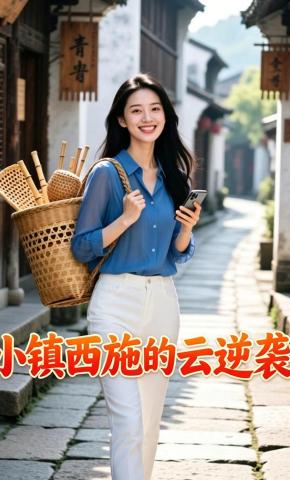 短剧《小镇西施的云逆袭》海报