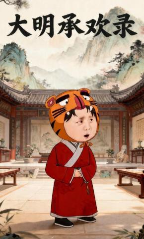 短剧《大明承欢录》海报