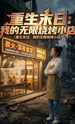 短剧《重生末日：我的无限烧烤小店》海报