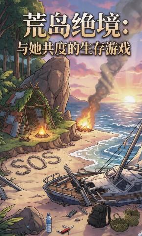 短剧《荒岛绝境：与她共度的生存游戏》海报