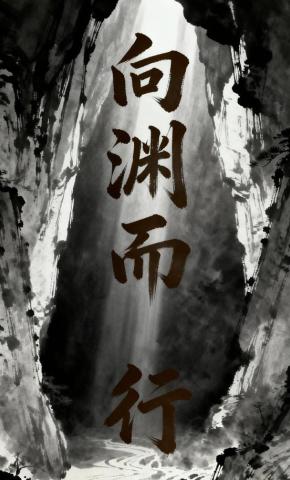 短剧《向渊而行》海报