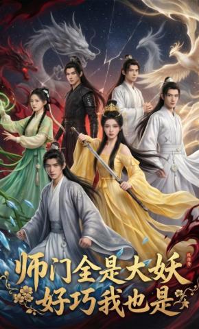 短剧《师门全是大妖，好巧我也是》海报