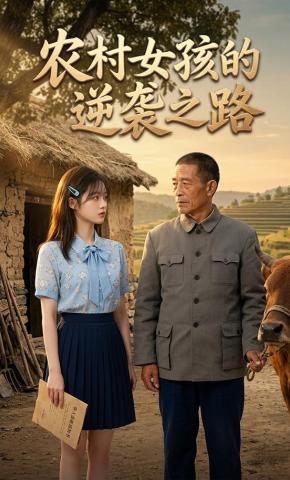 短剧《农村女孩的逆袭之路》海报