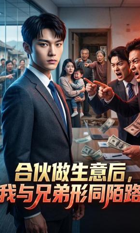 短剧《合伙做生意后，我与兄弟形同陌路》海报