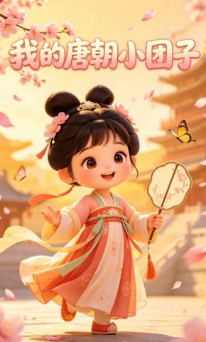 短剧《我的唐朝小团子》海报