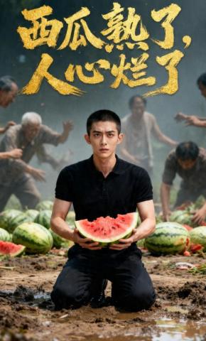 短剧《西瓜熟了，人心烂了》海报